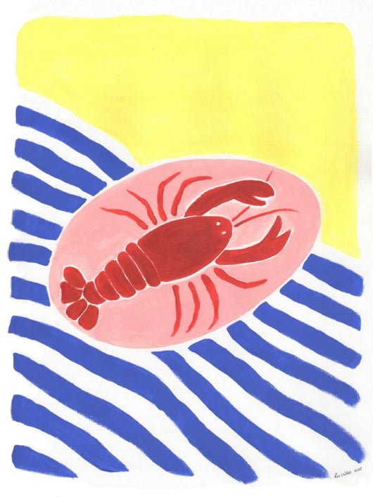 Lobster Platter - original on paper