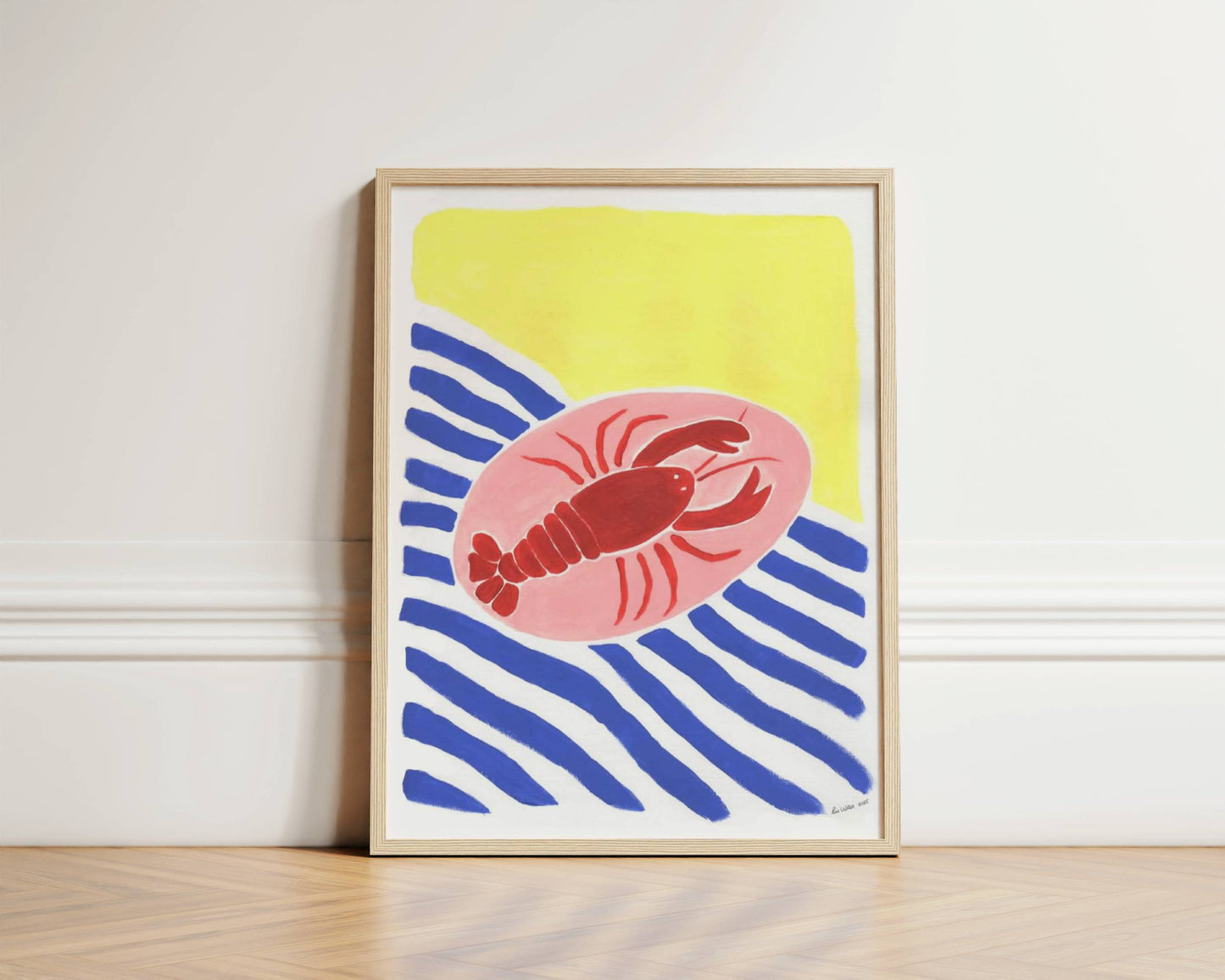 Lobster Platter - original on paper
