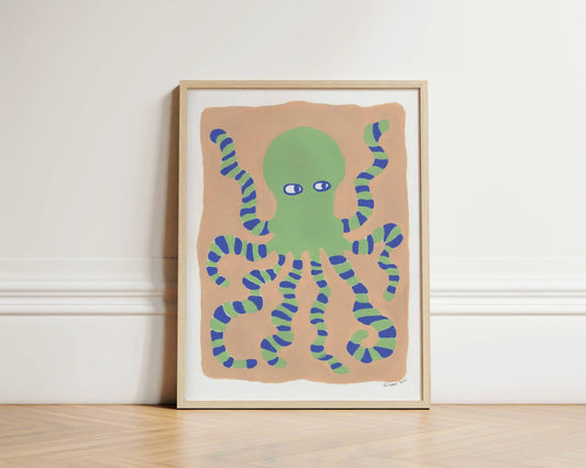 Octopus Dance - original on paper