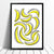 Bananas Screen Print in Yellow and Black