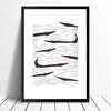 Crocodiles Screen Print in Black