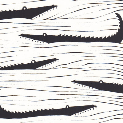 Crocodiles Screen Print in Black