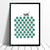 Cat Screen Print in Teal Green