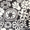 Botanical heart shaped print in monochrome black in a simple Scandinavian style. Inspired by the indigenous Fynbos flowers of South Africa.
