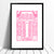 Manor Garden Screen Print in English Rose
