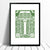 Manor Garden Screen Print in Heritage Green