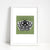 Botanical butterfly print with leafy and sophisticated sage green and black. This fine art print will bring the charm of an English Garden to your home.