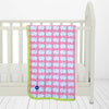 Sheep Baby Blanket Pink CLEARANCE